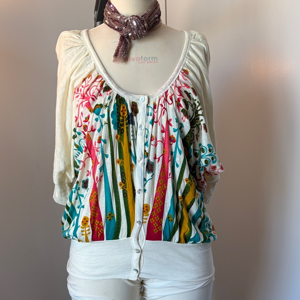 Orion London Multicolor Floral Blouse